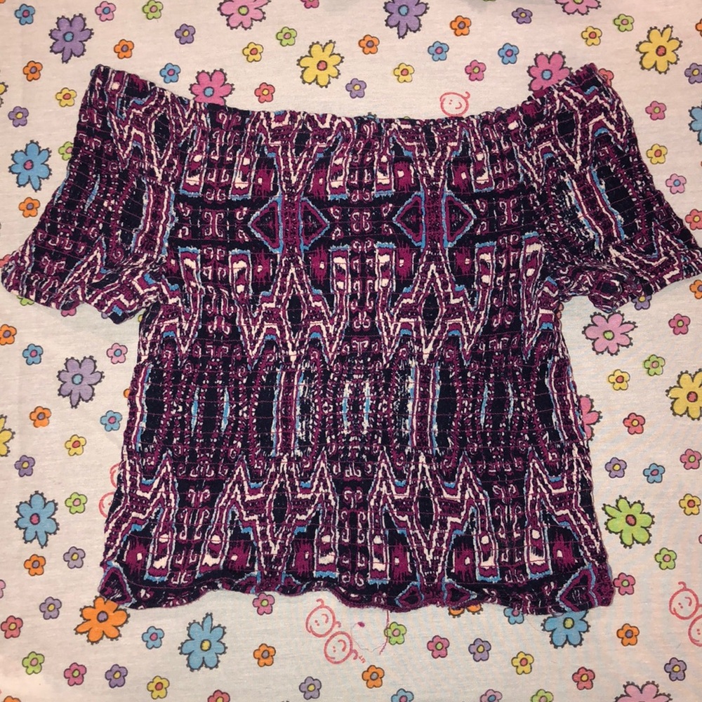 Off the shoulder tube top